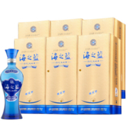 洋河蓝色经典 海之蓝 整箱装 超市名酒白酒 42度 375ml*6