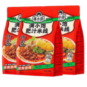 满小饱肥汁米线拉面方便速食非油炸夜宵港式早餐KKV 3袋肥汁米线
