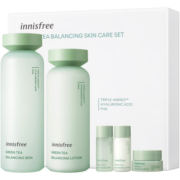 悦诗风吟（Innisfree）绿茶水乳套装平衡控油舒缓油皮清爽补水保湿油痘肌学生党护肤品女