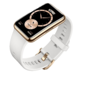 华为（HUAWEI）WATCH FIT智能手表 不锈钢表框 心率睡眠血氧监测 10天续航+快充 雅致款凝霜白