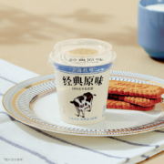 北海牧场 经典小白杯高钙低温风味发酵乳 100g*18杯