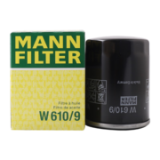 曼牌（MANNFILTER）机油滤清器机油滤芯机滤W610/9 W610/9M凯美瑞混动/RAV4/普瑞维亚