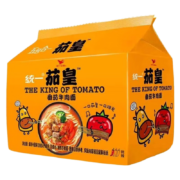 统一茄皇方便面 茄皇牛肉面126g*5包