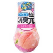 小林制药（KOBAYASHI）去异味除臭剂室消臭芳香剂厕所用消臭元（新鲜白桃）400ml*2