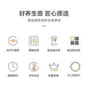 苏泊尔（SUPOR）养生壶多功能1.5L智能 家用全自动按键式电热烧水壶 高硼硅玻璃花茶营养汤养生 15YJ33
