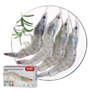 良满鲜 厄瓜多尔白虾500g/盒 25-30只 ＊4件