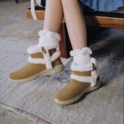 SKECHERS 斯凯奇 女款加绒靴子144043
