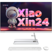 联想(Lenovo)小新一体台式机电脑23.8英寸(R5 5500U 8G 512G SSD 摄像头 win11 )白