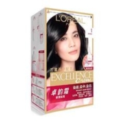 京东PLUS：巴黎欧莱雅 卓韵霜赋活养护染发霜 #1自然黑色 1盒