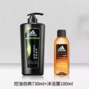 Adidas 阿迪达斯 男士控油劲爽洗发水 730mL+沐浴露100ml 多款可选