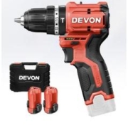 DEVON 大有 5209 12V锂电无刷电钻 2.0Ah双电塑盒（含73件套）