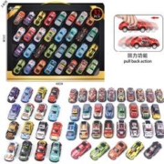 镘卡 合金车仿真铁皮赛车模型 10只合金回力车