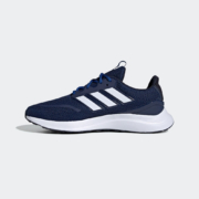 双11预告、10日20点开始：adidas阿迪达斯官方ENERGYFALCON男子随心畅跑舒适网面跑步运动鞋 藏蓝/海军蓝/亮白 44.5(275mm)