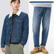 Levi's 李维斯 550宽松锥形男士牛仔裤*1+男士羊羔绒牛仔外套*1