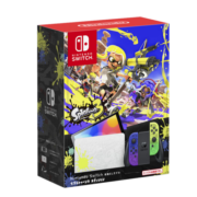 任天堂（Nintendo）Switch OLED日版/港版游戏机续航加强版ns体感掌机便携家用主机 日版OLED喷射战士3限定机64G （保税仓）