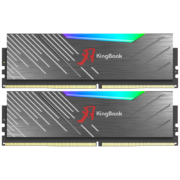 KINGBANK 金百达 32GB(16GBX2)套装 DDR5 6800 台式机内存条海力士A-die颗粒 黑刃RGB灯条 C34