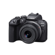 PLUS会员：佳能（CANON）R10+RF-S18-45mm 轻量小型 旅行家用 4K视频拍摄 数码相机 黑色套机
