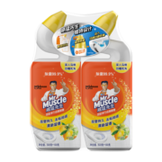 威猛先生（Mr Muscle）洁厕剂 (500g+100g)*2瓶 柠檬香 洁厕液 马桶清洁 超市同款