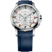 昆仑表（CORUM）瑞士腕表 ADMIRAL系列42mm自动机械三眼计时男士手表 A984/03178