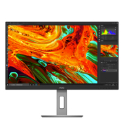 AOC 27英寸 4K高清 IPS广色域 HDR400 Type-C90W 旋转升降 内置音箱 出厂校准 节能办公电脑显示器 U27N3R