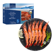 京东生鲜 北极甜虾刺身 454g/盒 40-58只 即食