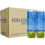 泰国进口 酷椰屿100%纯椰子水 1L*12瓶 整箱