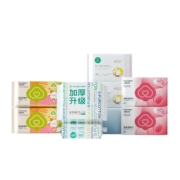PLUS会员：PurCotton 全棉时代 加厚款洗脸巾20片/包*2+蜜桃湿厕巾10片/包*2+湿巾20片/包*2+超柔洗脸巾20片/包*2