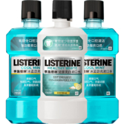 李施德林 冰蓝零度0酒精漱口水 500mL*4瓶装