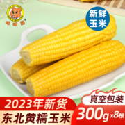 咕咕熊 东北黄糯玉米 独立真空装2400g