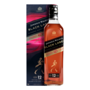 尊尼获加（JOHNNIE WALKER） 黑方 黑牌 12年 苏格兰 调和 威士忌 洋酒 雪莉 700ml