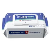 有券的上：ZISIZ 致仕 酒精湿巾 7包560抽