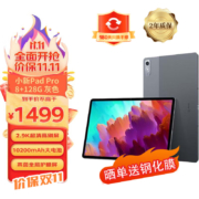 联想 小新Pad Pro 12.7英寸 高通骁龙870 2.9K 144HZ 8GB+128GB 鸽子灰