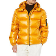 波兰产，日本时尚品牌 Tatras 塔特斯 Belbo 男士连帽亮面羽绒服