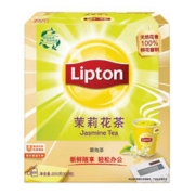Lipton 立顿 茶叶2023年茉莉花茶安徽黄山下午茶非独立袋泡双囊茶包2g*100包