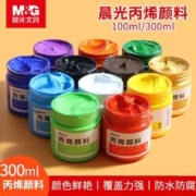 M&G 晨光 丙烯颜料300ml防水T恤画画套装手绘纺织衣物diy不易掉色涂鸦