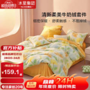 BLISS 百丽丝 巅峰24小时好价速购！119.1起大的尺码偏贵也是好价冲冲冲！百丽丝家纺 法兰绒四件套