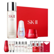 PLUS会员、京东百亿补贴：SK-II 神仙水230ml+全新面霜50g+小灯泡精华30ml护肤套装