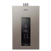 海尔（Haier）燃气热水器天然气家用16升智能水伺服恒温直流低噪节能下置风机强排式热水器 【下置直流风机】水伺服 WIFI智控 16升