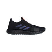 adidas阿迪达斯官方轻运动SENSEBOOST GO男子舒适跑步运动休闲鞋 黑色/偏光紫 41(255mm)