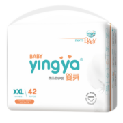 婴芽（YINGYA）拉拉裤XXL码2包88片【13.5-16kg】 婴儿超薄干爽尿不湿透气尿裤