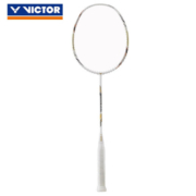 VICTOR威克多 羽毛球拍单拍 碳纤维进阶级全面型攻守兼备球拍 HX-80L HX-80 Light A-4U（白金）空拍