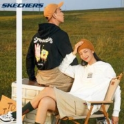 SKECHERS 斯凯奇 2023秋冬新款海绵宝宝针织连帽卫衣 男女卫衣 15款可选
