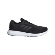 adidas阿迪达斯官方轻运动CORERACER女随心畅跑网面休闲跑步鞋 黑/白/FX3603 39(240mm)
