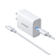 绿联 苹果充电器头套装 PD20W快充头+MFi认证数据线 适用iPhone15Plus/14ProMax/13手机iPad平板插头 【PD20W】苹果PD快充套装-1米