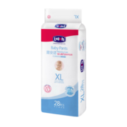 露安适（Lelch）微气候系列日用拉拉裤XL28片(12-17kg) 加大号婴儿拉拉裤 学走裤
