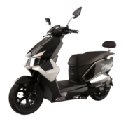 五星钻豹电动车2000W高速电动摩托车72V35AH长续航电瓶车外卖车 X3 新款 钢琴黑/亮光帝金