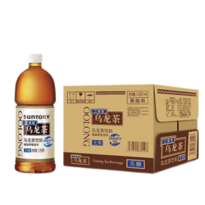 三得利suntory茶飲料健康茶飲品無糖烏龍茶125l6瓶