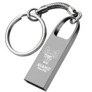 XIAKE 夏科 u盘官方正品旗舰店64g手机电脑两用办公迷你车载金属卡通优盘