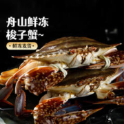 遇上鲜 梭子蟹鲜活特大野生舟山大螃蟹海鲜新鲜冷冻海蟹水产飞蟹白蟹顺丰