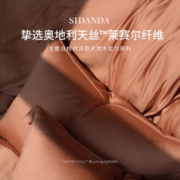 SIDANDA 诗丹娜 奥地利兰精天丝磨毛四件套秋冬纯色简约床单被套